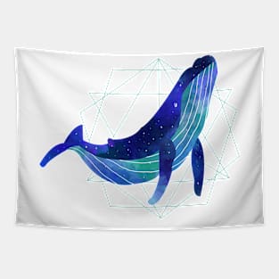 space whale Tapestry