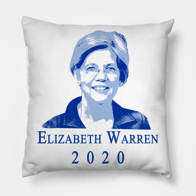 ELIZABETH WARREN 2020 Warren for President Pillow by Scarebaby