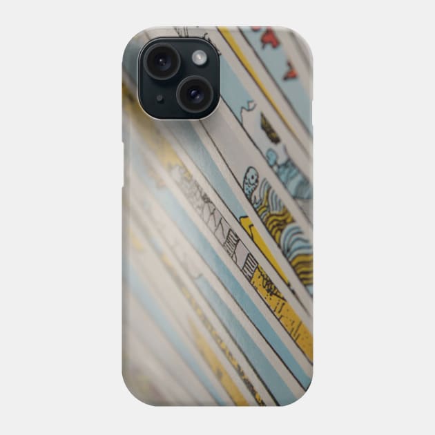 Fanned out Tarot Cards Phone Case by asimplefool