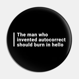 The man who invented autocorrect Pin