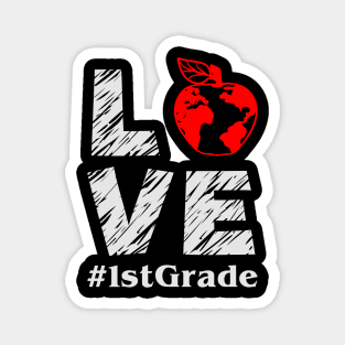 love 1st grade Magnet