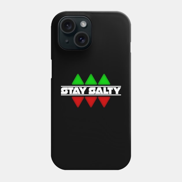 Stay Salty, Blank Dice Phone Case by DavidWhaleDesigns