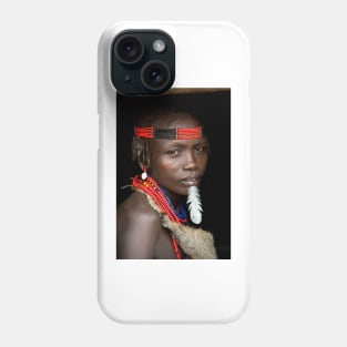 Woman of the Dassenech tribe (C022/9240) Phone Case