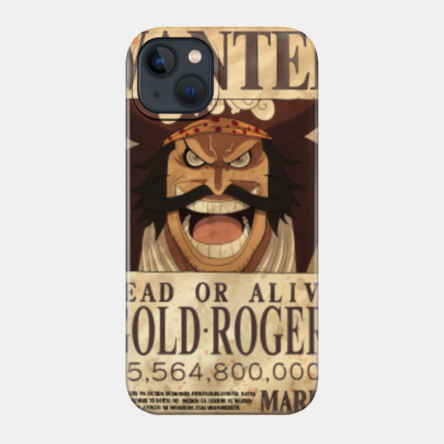 One Piece Gol D Roger One Piece Phone Case Teepublic