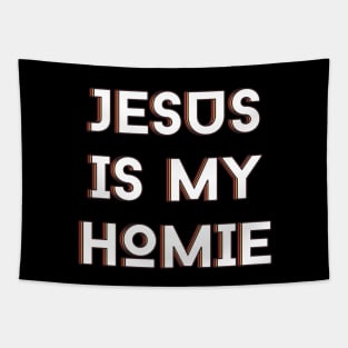 Jesus Is My Homie | Christian Typography Tapestry