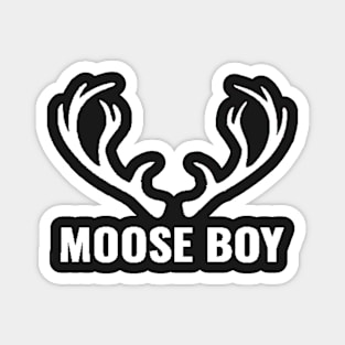 MOOSE BOY WHITE Magnet