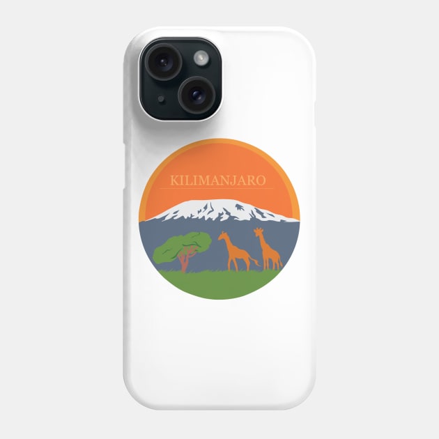 Kilimanjaro Phone Case by SakuraDragon