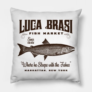 Luca Brasi Fish Market Pillow