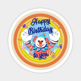 Clown Happy Birthday - Stranger things Magnet