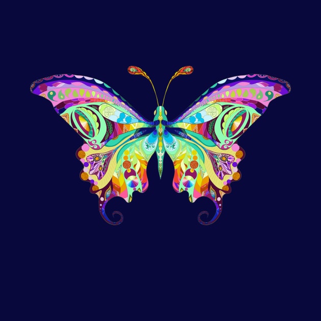 Colourful Butterfly by Seraphine