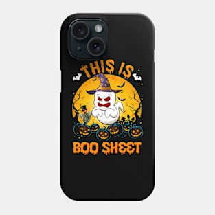 This Is Boo Sheet Ghost Retro Halloween Costume Men Women T-Shirt Phone Case