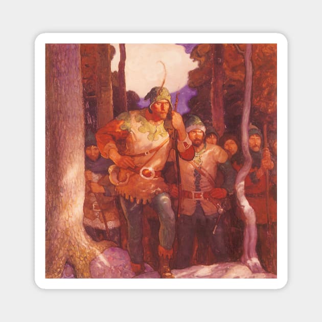 Robin Hood and the Men of Greenwood Magnet by MasterpieceCafe