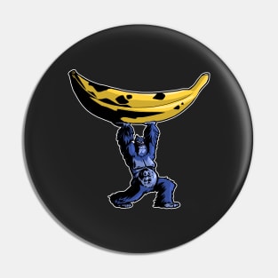 Gorilla and banana carried Pin