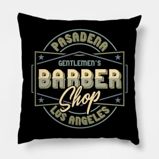 Pasadena Gentleman's Barber Shop Pillow