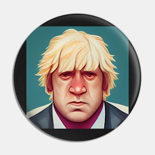 Boris Johnson | Comics Style Pin