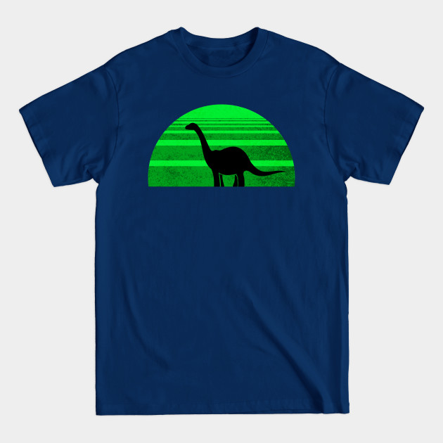 Discover Dino Sunset (green) - Dinosaur - T-Shirt