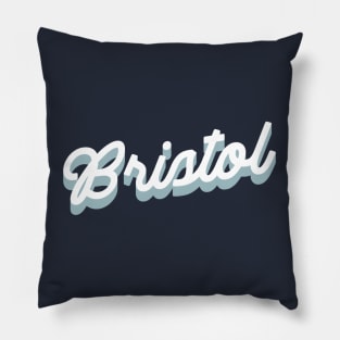 Bristol cursive script Pillow