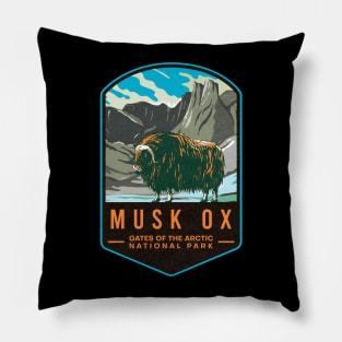 Gates Of The Arctic National Park - Musk Ox Pillow