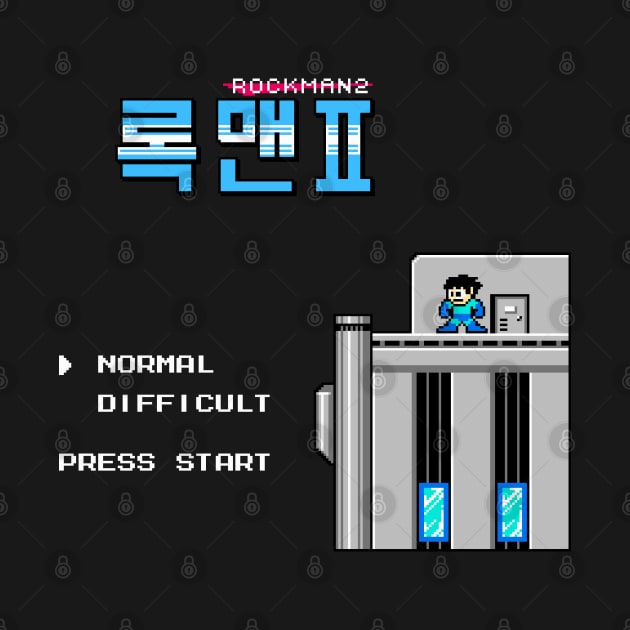 Mega Man 2 Korean Title Screen (Rockman) by retroworldkorea