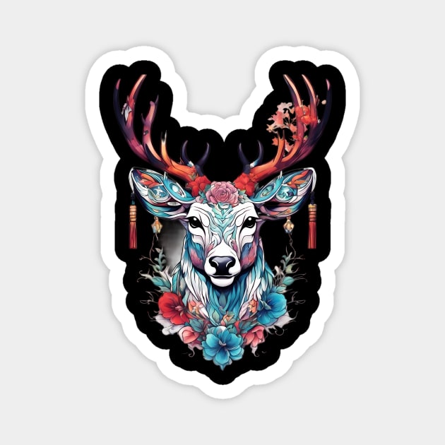 Chinese Deer Magnet by animegirlnft