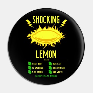 Shocking Lemon Pin