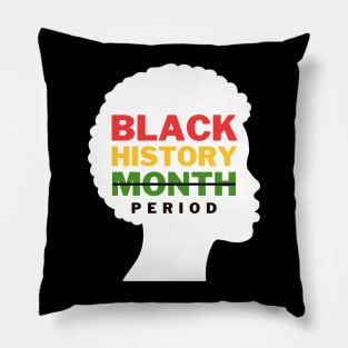 Black History Month Period Pillow