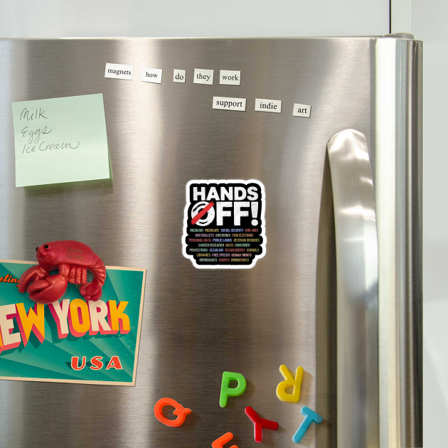 Hands Off Protest Design – Defend Rights, Democracy, and Public Programs by ArtistTee ⭐⭐⭐⭐⭐