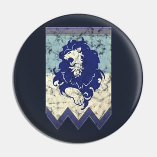 Three Houses Blue Lions Banner Emblem Pin