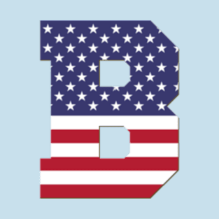 Stars and stripes letter B T-Shirt