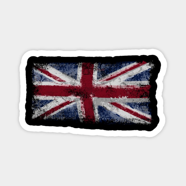 United Kingdom Flag-Distressed-England Magnet by StabbedHeart