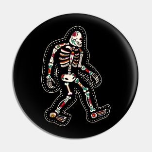 Day of the Dead Bigfoot Pin