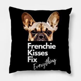 French bulldog kiss for frenchie lover Pillow