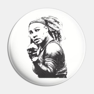 Serena Williams 80s Pin