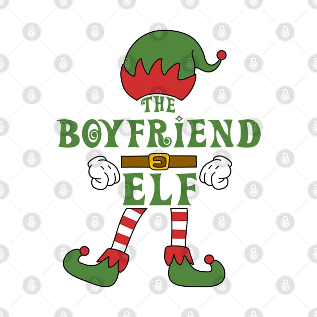 The Boyfriend Elf Christmas Family Matching Outfits Group Attire by HappyGiftArt