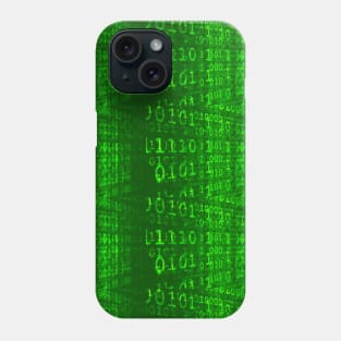 Green Digitization Pattern Phone Case