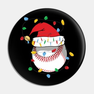 Baseball Christmas Pin