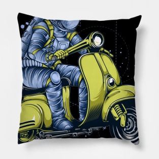 Astronaut Scooter Space Pillow