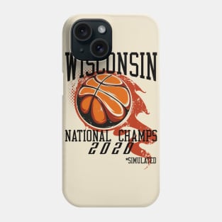 Wisconsin 2020 National Champs Simulated Phone Case