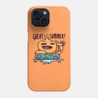 Monster Enjoying Summertime Phone Case