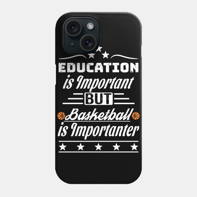 Basketball is Importanter Phone Case by LotusBlue77