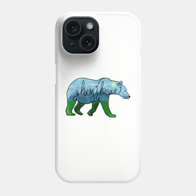 hey bear Phone Case by Sparkleweather