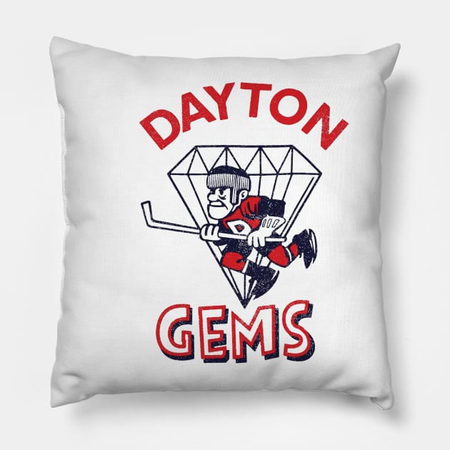 Dayton Gems Pillow by MindsparkCreative