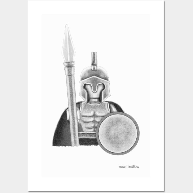 Premium Vector | Headshot of spartan soldier sketch style