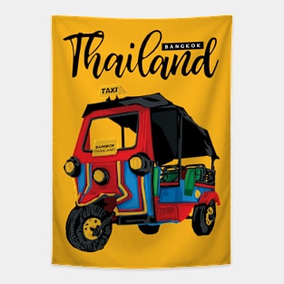 Bangkok Taxi Tuk Tuk Tapestry