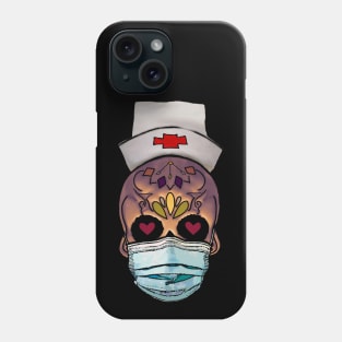 Love Nurse Skull Phone Case