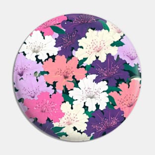 azalea flowers Pattern Pin