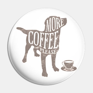 Coffee Dog Pin