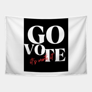 GO Vote (it's worth it) Tapestry