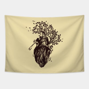 Blooming Heart Love by Tobe Fonseca Tapestry