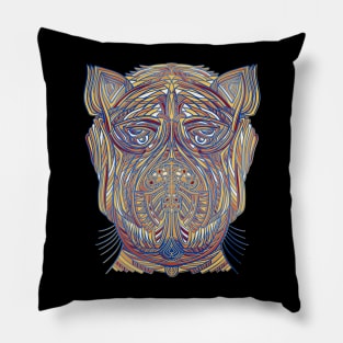 Weird abstract animal face #2 Pillow